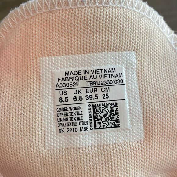 Converse Chuck Taylor All Star High Lift Platform Peach Beam 8.5 EUC - Picture 13 of 13